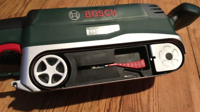 Bosch PBS 75 AE Bandschleifer Test